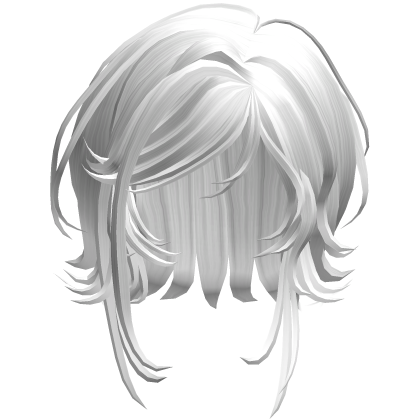 Layered Wispy Fringe Hair - White