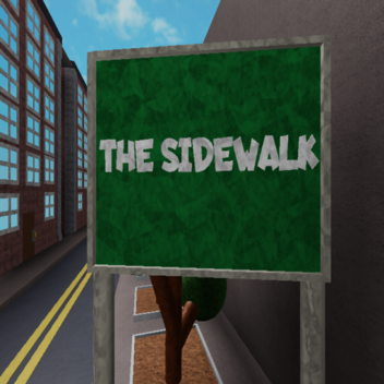 The sidewalk