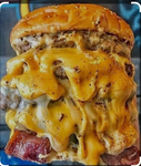 Cheese burgers taste really good
