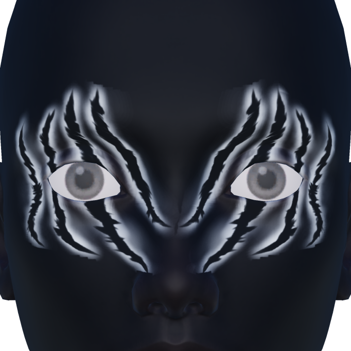 White Neon Void Scars