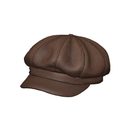 Brown Vintage Newsboy Hat