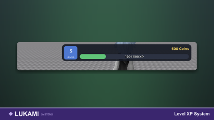 Level XP System Bar Level Up Rewards Kit preview 1