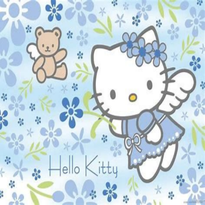 Hello kitty blue theme! Roblox decal