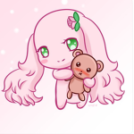 Baby pink bunny