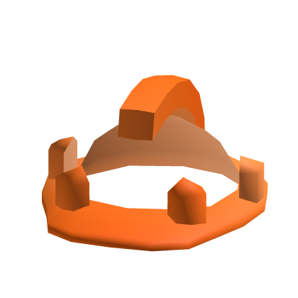 Orange Gradient Hard Hat Outline (Addon)