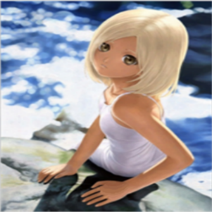 cute anime girl Roblox decal