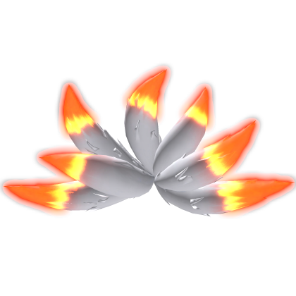 Glowing Kitsune Tail (Emissive) - Orange Gold Roblox item