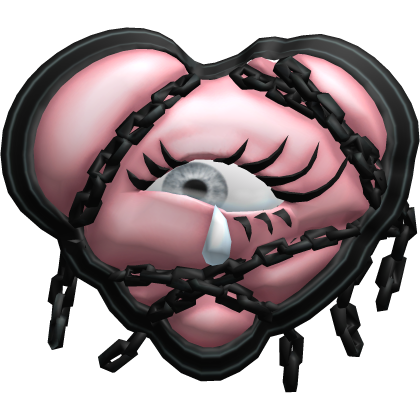 rococo teary chained eyes coquette heart neck side