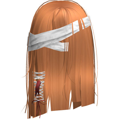 Creepy Ginger Short Monster Hair Bandages Roblox item