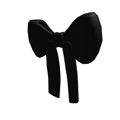 🎀 Stylish Head Bow for Hair (Black) 🎀 Roblox item