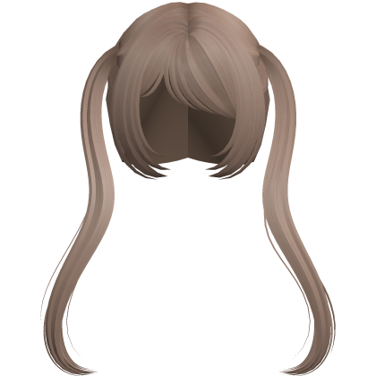 Japanese School Girl Anime Pigtails in Light Brown Roblox item