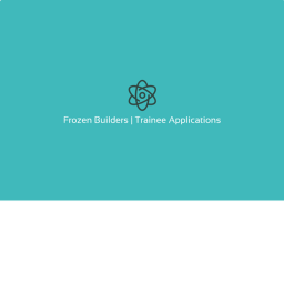 Frozen Builders Trainee Applications