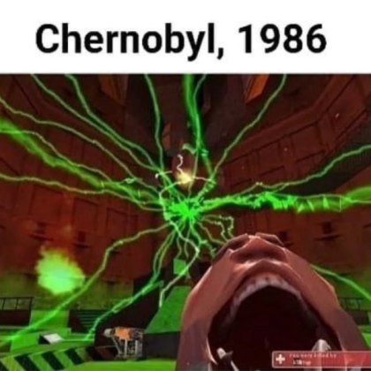 TF2 soldier in chernobyl meme Roblox decal