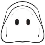 White Void Eyes Hoodie