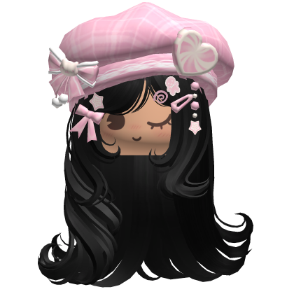 ♡ Christmas Fluffy Beret Combo (Black)
