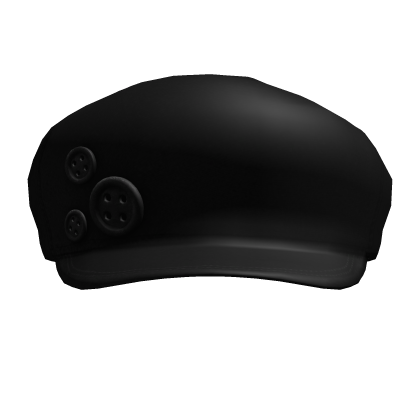 shiki's matte black newsboy cap