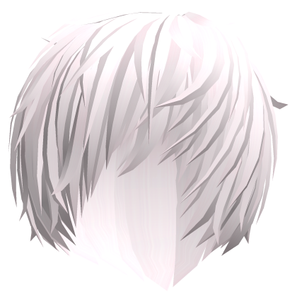 messy light pink cute vampire emo anime boy hair