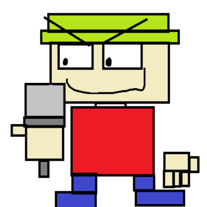 Bambi But Pixel with hands Roblox decal