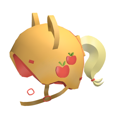 . ‿ ♡ cute apple jack pony helmet ⊹ . ୨୧ Roblox item