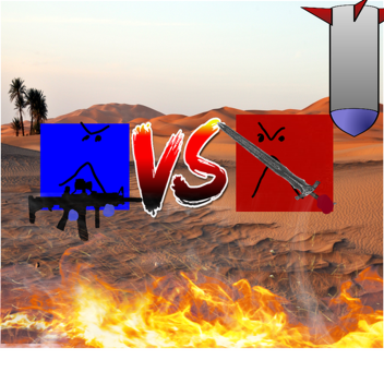 Blue and Red War(Desert Map)