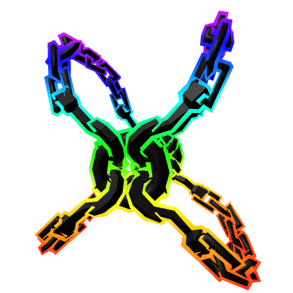 Cartoony Rainbow Body Chains thumbnail