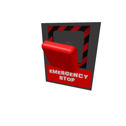 Destroyed Emergency Stop Button