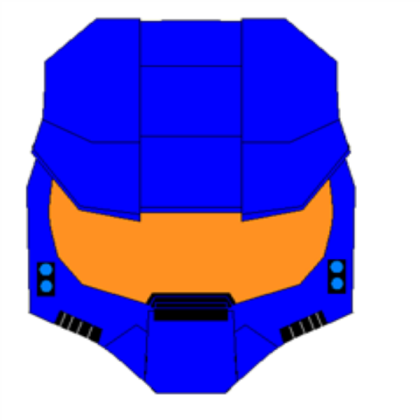 Helmet Blue Roblox decal