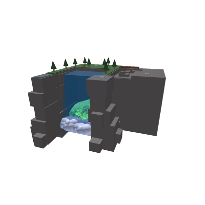 Mountain,waterfall