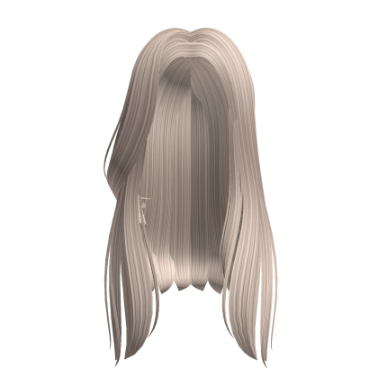 Long Plat Blonde Flowy Hair Roblox item