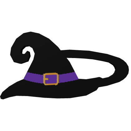 cute spooky witches hat hairclip