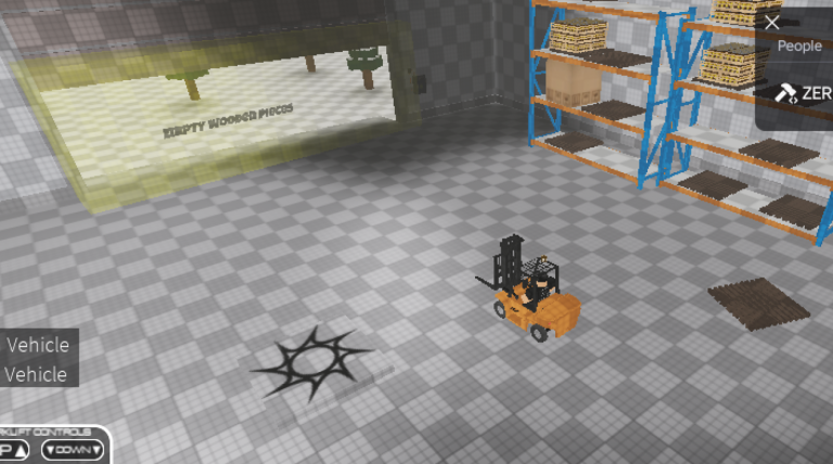 Forklift simulator [updte] screenshot 1