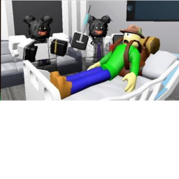baldi in a scam hospital obby