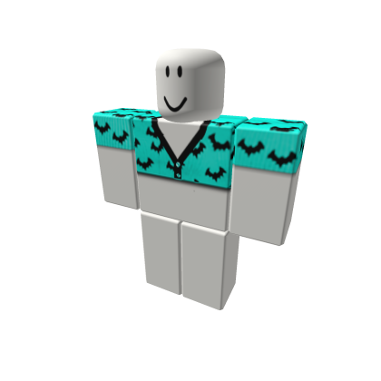 cyan bats crop top aesthetic cute preppy y2k thumbnail