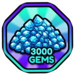 3,000 Gems