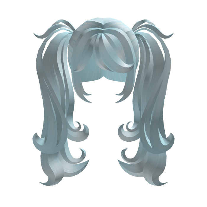 fluffy cute cozy kawaii cyan pigtails v2