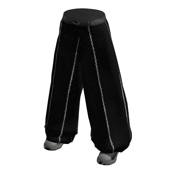 Black Pinstripe Jeans