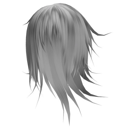 Faint White Long Emo Vkei Windy Model Hair 74. 