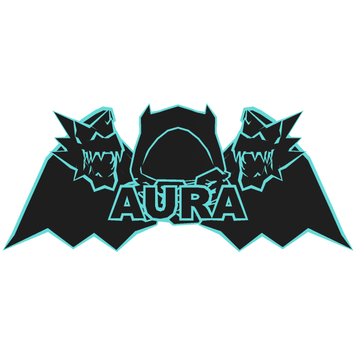 Cyan Hood Chain Dragon Wings AURA Combo