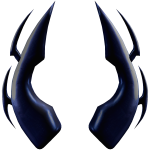 Midnight Blue Horns of Pwnage
