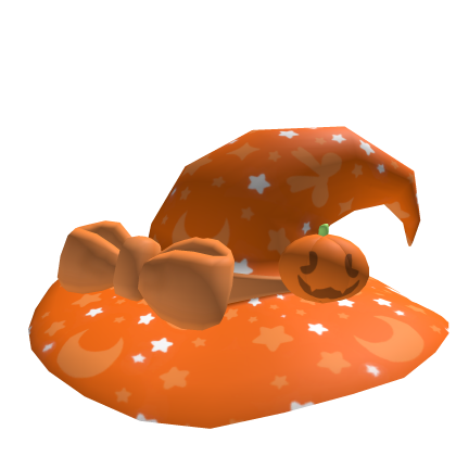 Orange Pumpkin Witch Hat Tweencore