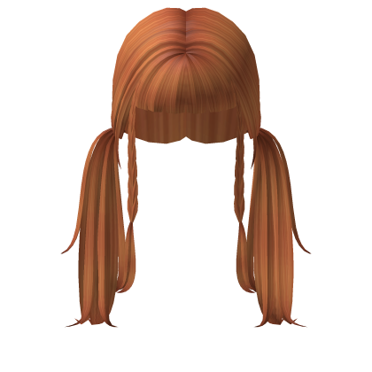 Ginger Wispy Ponytail Hair Roblox item