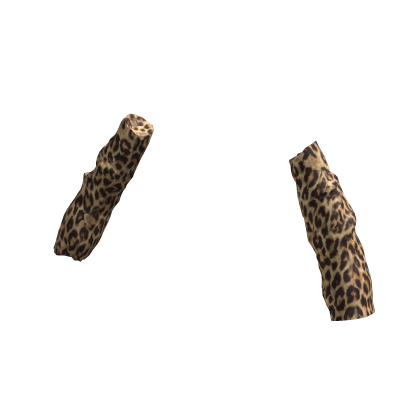 Y2K Gyaru Leopard Print Arm Warmers thumbnail