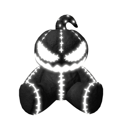 [EMISSIVE] Spooky Pumpkin Backpack (Black/White) Roblox item
