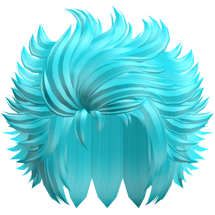 Messy Spiky Emo Hair (Ocean Blue) Roblox item