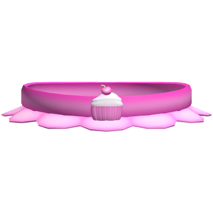 🧁 sweet cupcake tweencore doll choker pink