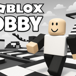 Super Cartoony Black and White obby (Beta)