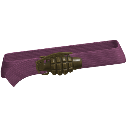 Y2k Grunge Grenade Belt Pink 3.0