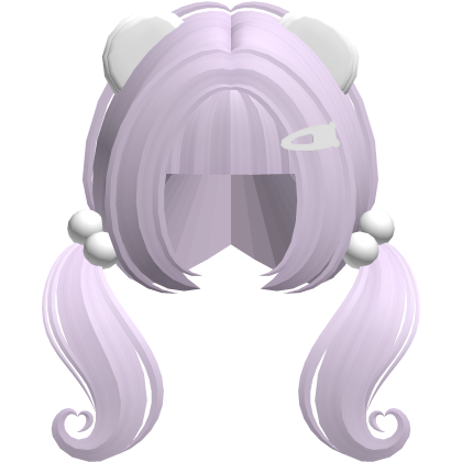 ♡ cute n short heart moe pigtails (violet)