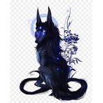 wolves in black