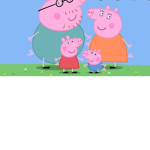George and peppa family